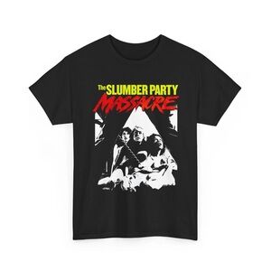 The Slumber Party Massacre Black Graphic Tee